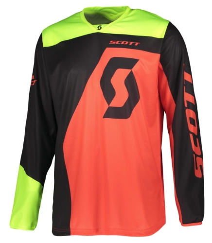 SCOTT bluza JERSEY 350 DIRT black/red
