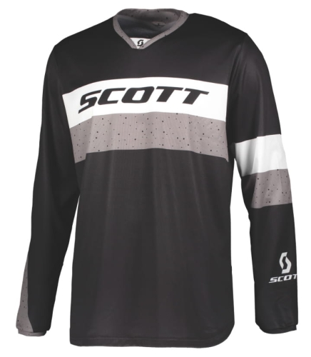 SCOTT bluza JERSEY 350 TRACK black/white
