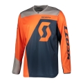 SCOTT bluza JERSEY 350 DIRT orange/blue