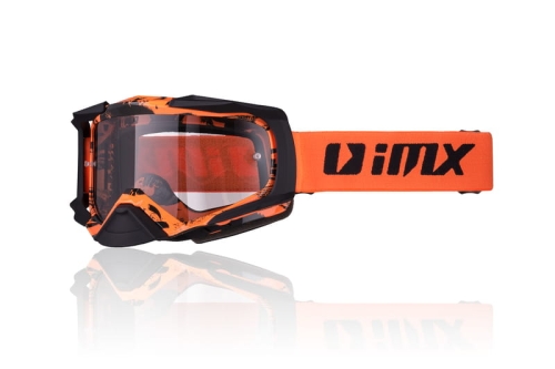 IMX gogle DUST orange black - szyba dark smoke+clear