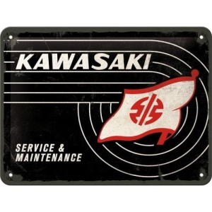 RETROART plakat 15x20 Kawasaki Logo