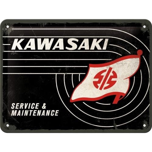 RETROART plakat 15x20 Kawasaki Logo