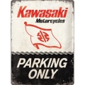 RETROART plakat 30x40 KAWASAKI Parking Only 