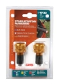 Lampa SU-4 uniwersalne ciężarki kierownicy 17/23 mm - złoty