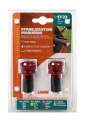 Lampa SU-4 uniwersalne ciężarki kierownicy 17/ 23mm - czerwony