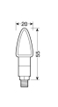 Lampa Atom kierunkowskazy 12V LED 