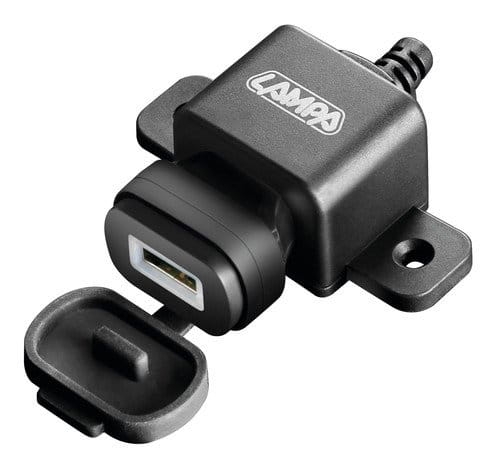 Lampa 38878 Usb Fix Omega, ładowarka USB 12 / 24V z mocowaniem na śruby i złącza (1)