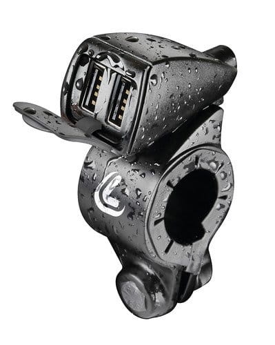 Lampa Usb-Fix Trek, podwójna, wodoodporna ładowarka USB