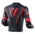 REBELHORN REBEL kurtka skórzana black/flo red