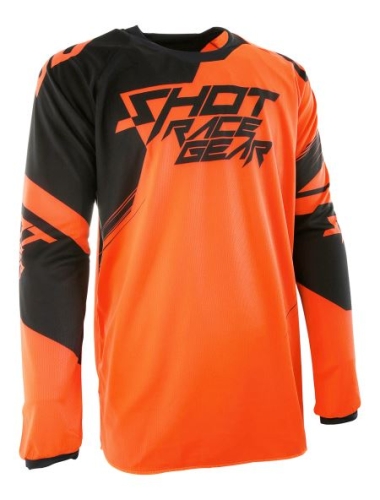 SHOT RACING koszulka CONTACT CLAW NEON orange/black