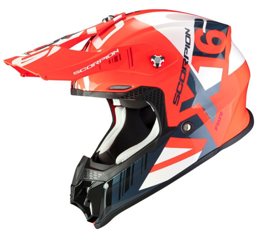SCORPION kask VX-16 AIR MACH red/white