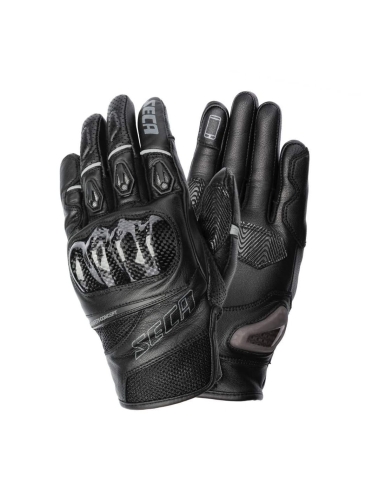 SECA rękawice SUMMER short black 