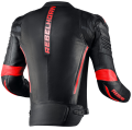 REBELHORN VANDAL kurtka skórzana black/flo red