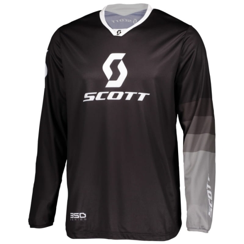 SCOTT bluza JERSEY 350 TRACK black/grey