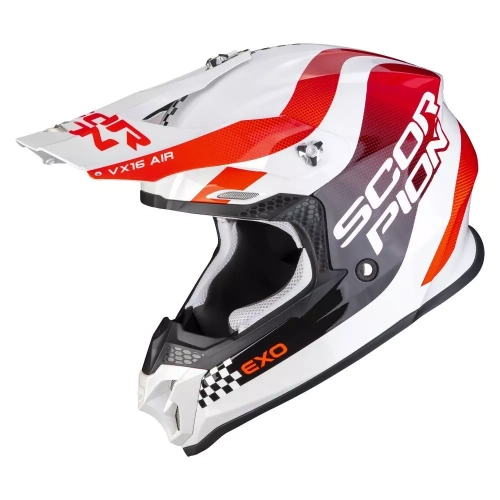 SCORPION kask VX-16 AIR SOUL white/red