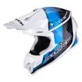 SCORPION kask VX-16 AIR GEM white/blue