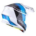 SCORPION kask VX-16 AIR GEM white/blue