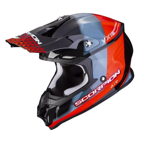 SCORPION kask VX-16 AIR GEM black/red