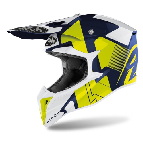 AIROH kask WRAAP RAZE blue gloss