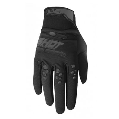 SHOT RACING rękawice VISION black