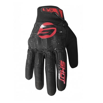 SHOT RACING rękawice DRIFT SPIDER black/red