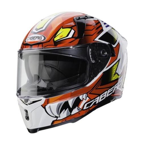 CABERG kask AVALON GIGA wht/red/yell