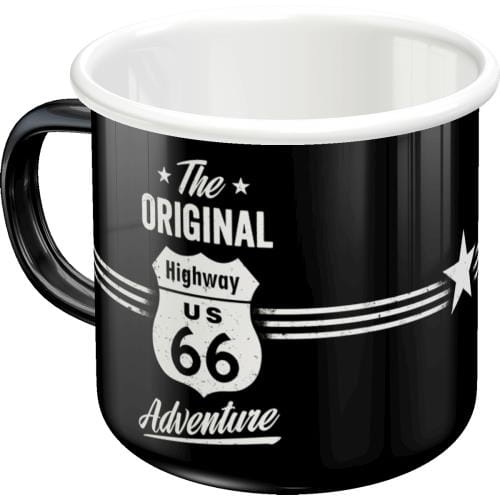 RETROART emaliowany kubek Highway 66 The Original