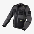 REBELHORN kurtka BRUTALE  d.grey/bl/yellow  MESH LATO