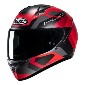 HJC kask C10 TINS black/red