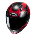 HJC kask C10 TINS black/red