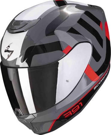 SCORPION kask EXO-391 AROK grey/red/black