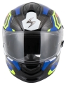 SCORPION kask EXO-491 SPIN black/blue/yellow