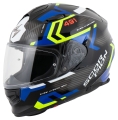 SCORPION kask EXO-491 SPIN black/blue/yellow