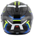 SCORPION kask EXO-491 SPIN black/blue/yellow
