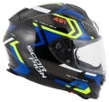 SCORPION kask EXO-491 SPIN black/blue/yellow