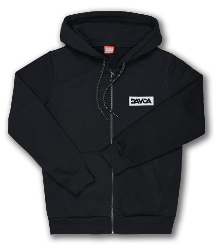 DAVCA bluza z suwakiem LOGO black/gray