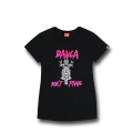DAVCA koszulka damska DON'T PANIC black/pink