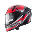 CABERG kask AVALON X KIRA mat black/grey/red