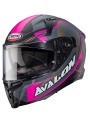 CABERG kask AVALON X OPTIC mat blk/grey/fuksja
