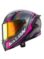 CABERG kask AVALON X OPTIC mat blk/grey/fuksja