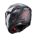 CABERG kask AVALON X PUNK mat grey/white/red 