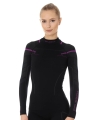 BRUBECK bluza damska THERMO black/pink