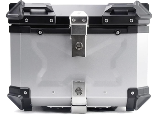 Kufer aluminiowy srebrny 37L 