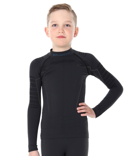 BRUBECK bluza chłopięca THERMO black
