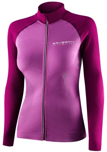 BRUBECK bluza damska ATHLETIC wrzos/śliwka
