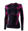 BRUBECK bluza damska DRY black/pink 