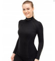 BRUBECK bluza damska EXTREME WOOL black 