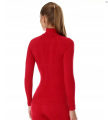 BRUBECK bluza damska EXTREME WOOL red 
