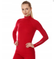 BRUBECK bluza damska EXTREME WOOL red 