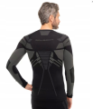 BRUBECK bluza męska DRY czarny/grafit